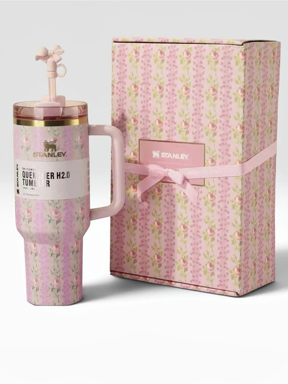 Stanley x LoveShackFancy Collab Quencher FlowState Tumbler 40oz